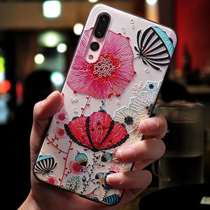 Cute Cartoon Patterned Phone Case For Huawei