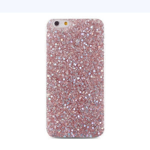 Silicone Bling Glitter Crystal Sequins Phone Case for Samsung Galaxy