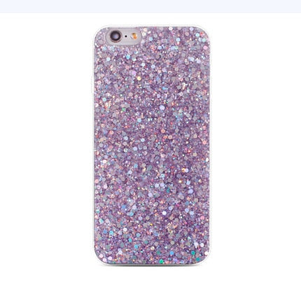 Silicone Bling Glitter Crystal Sequins Phone Case for Samsung Galaxy