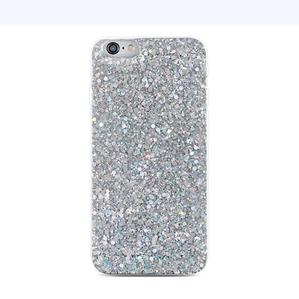 Silicone Bling Glitter Crystal Sequins Phone Case for Samsung Galaxy