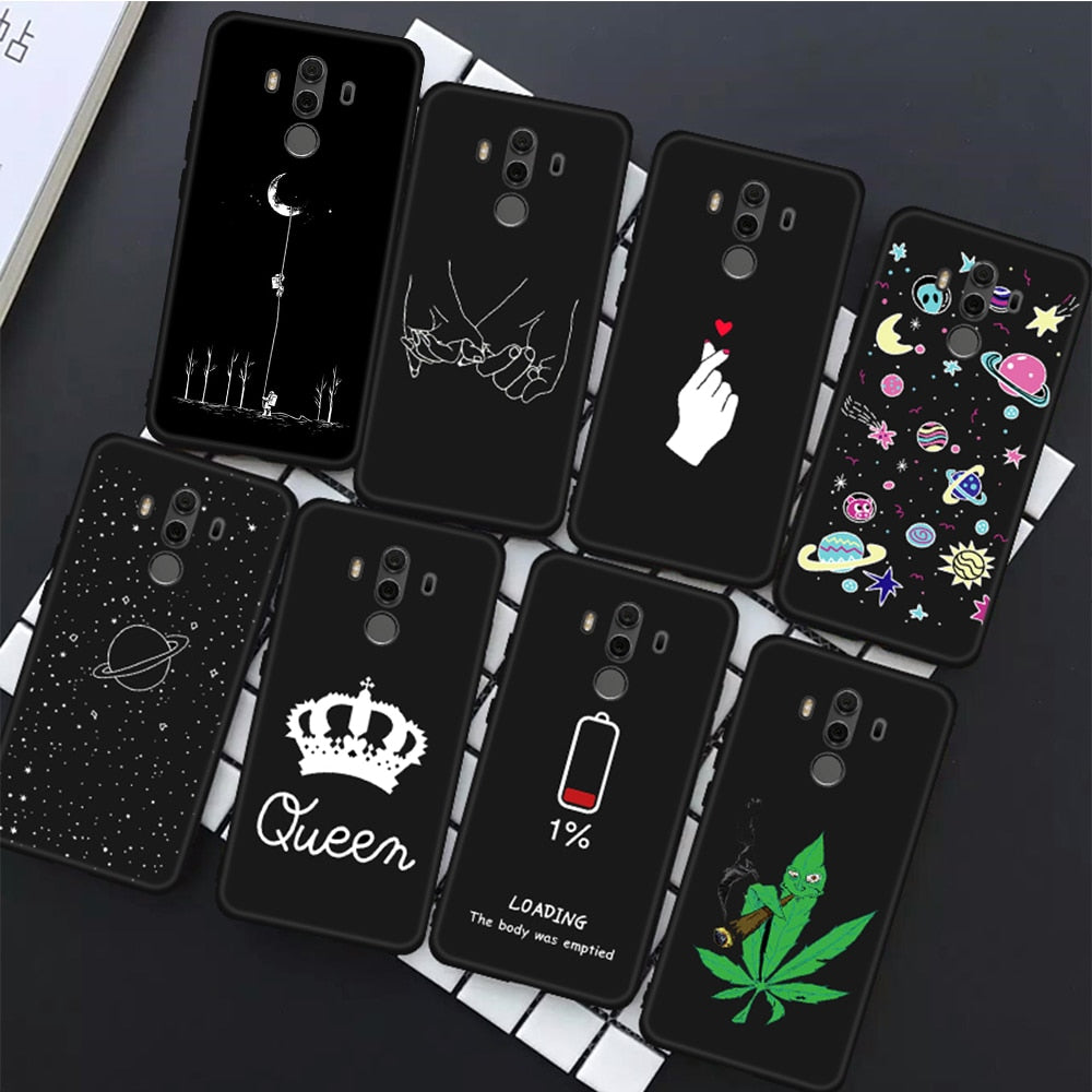 Colorful Space Printed TPU Case For Huawei Cover