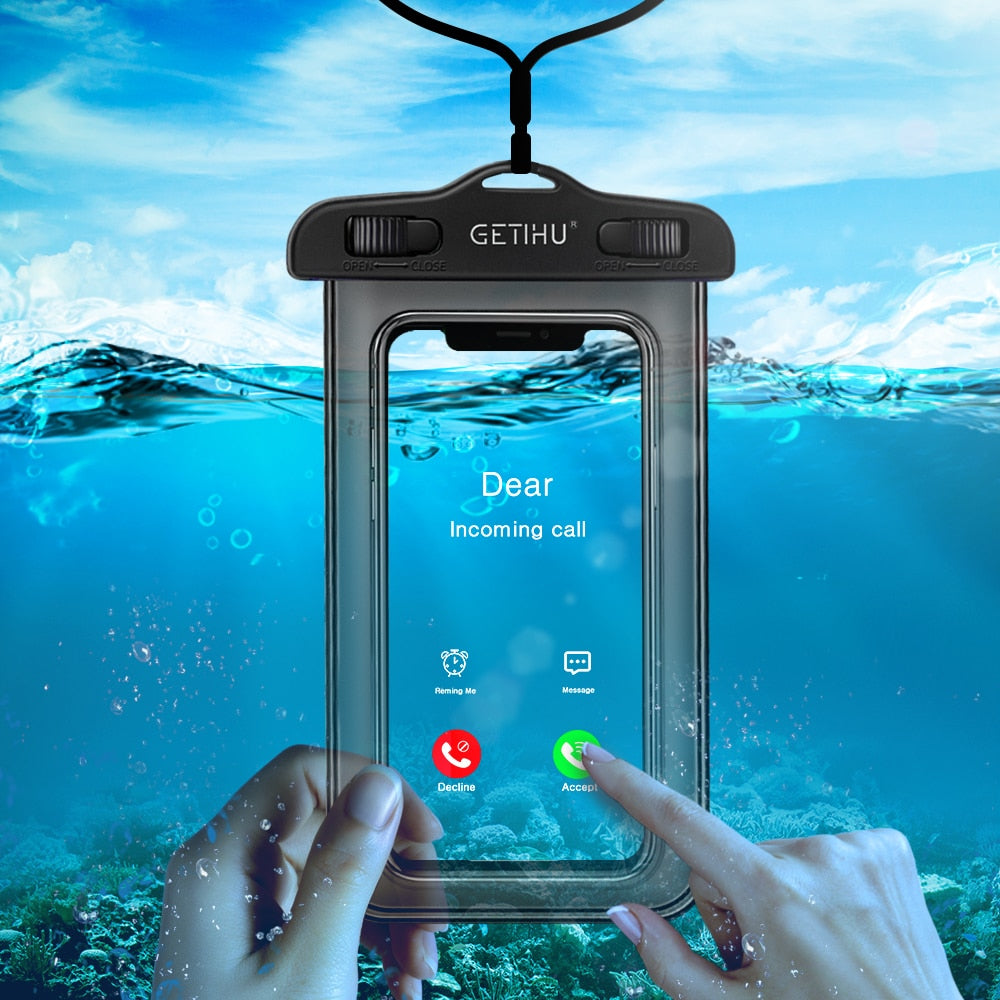 Universal Waterproof Case For iPhone Pouch Bag Cases